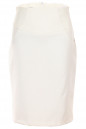 Спідниця біла з високою талією Діловий жіночий одяг фото