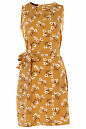 Сукня гірчичні в квіти Діловий жіночий одяг фото