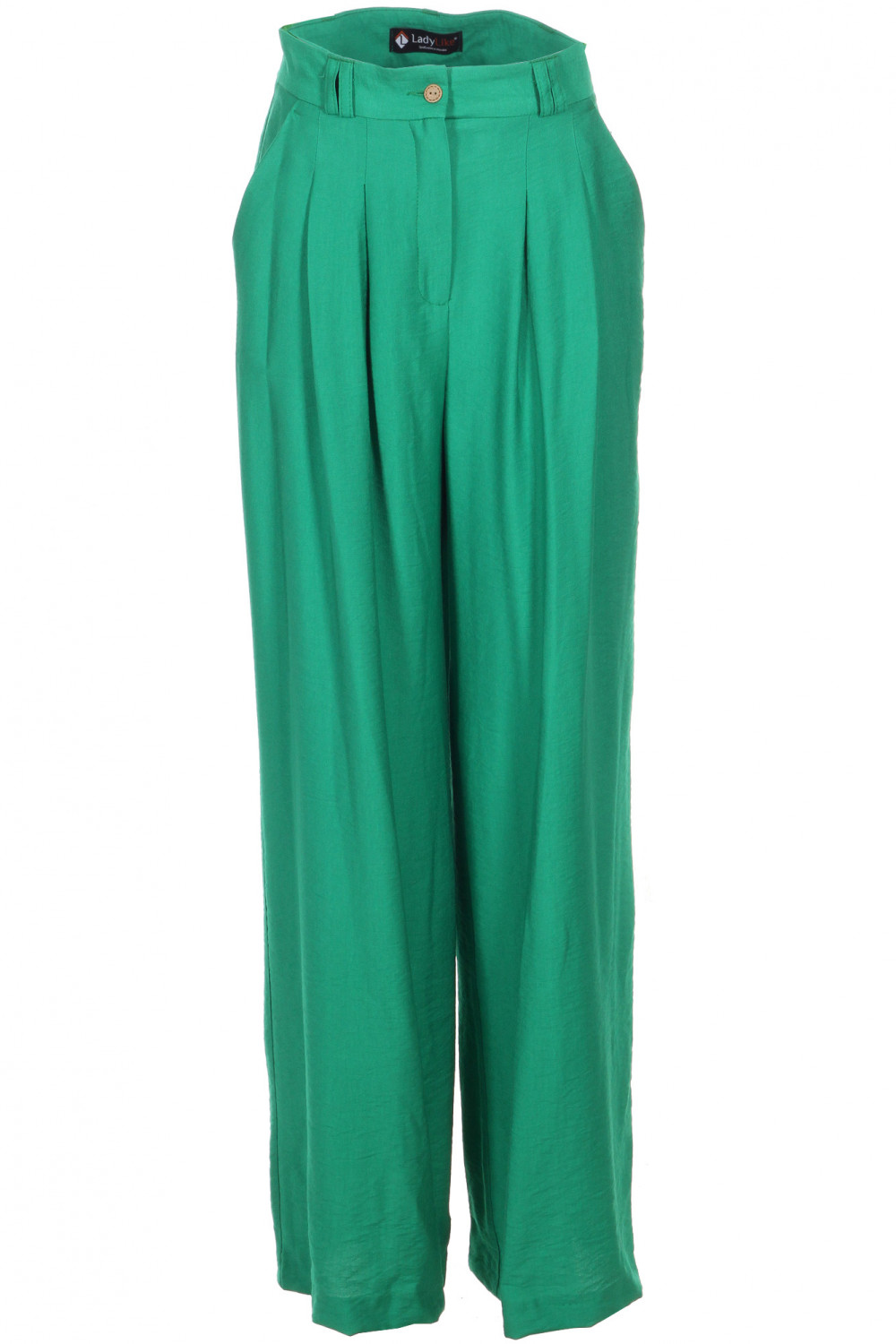 Green cotton palazzo trousers Size 4, 6 US Fashionable NEW High Quality