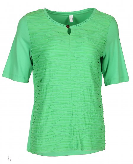 Футболка зеленого кольору Діловий жіночий одяг LadyLike Зроблено в Україні