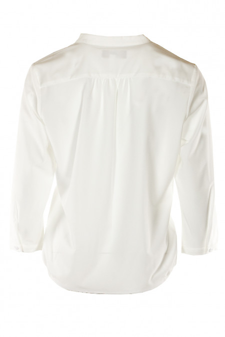 Блузка белая Деловая женская одежда фото