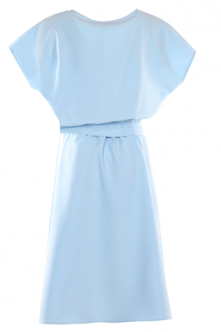Сукня короткі спущені рукава. Діловий жіночий одяг фото