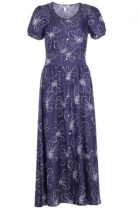 Сукня спереду з розрізом. Діловий жіночий одяг фото