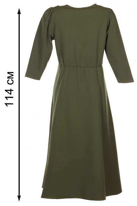 Сукня рукава три чверті. Діловий жіночий одяг фото
