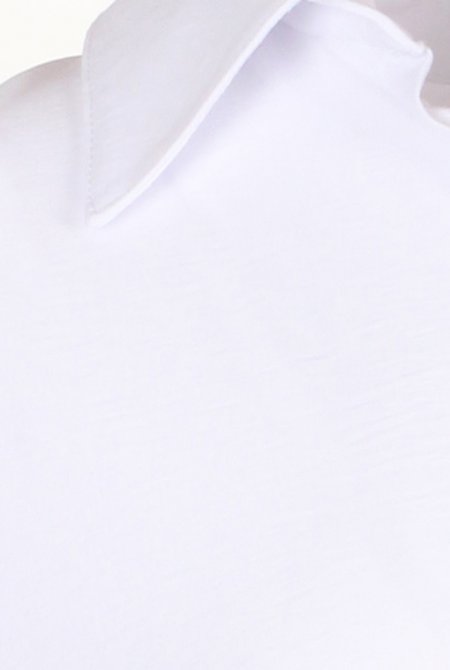 Блузка біла з льону Діловий жіночий одяг LadyLike