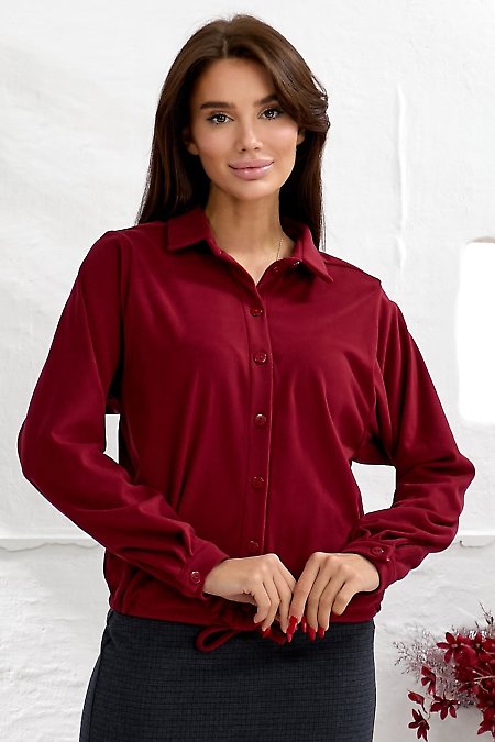 Блузка с кулисой. Одежда LadyLike фото