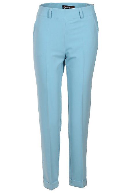 Брюки голубые с манжетами Женская Одежда LadyLike фото