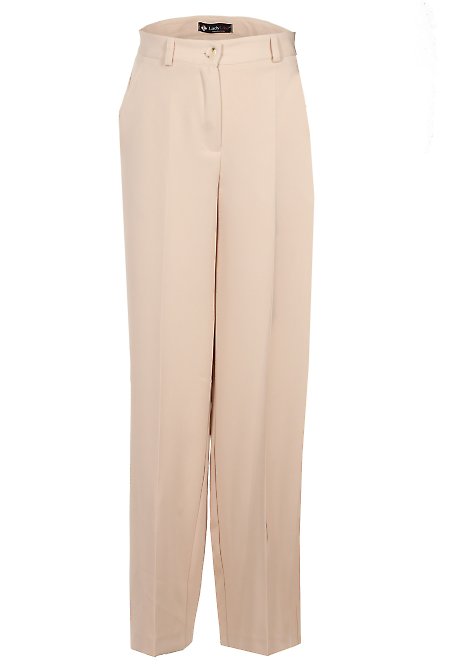 Брюки расклешенные бежевые Одежда LadyLike фото