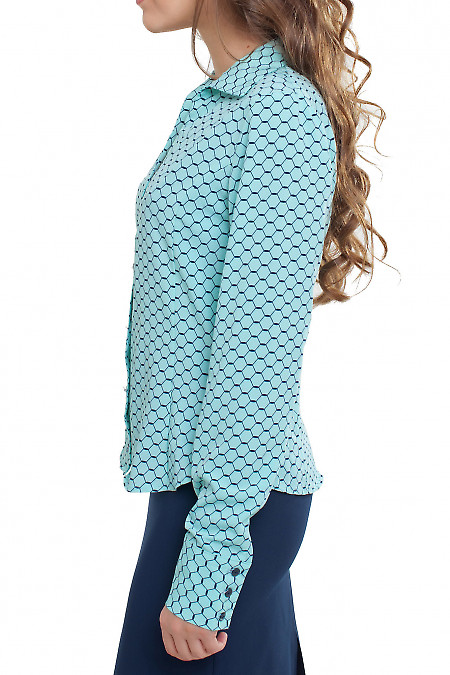 Блузка из вискозы Деловая женская одежда фото