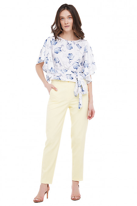 Летняя нарядная блузка Деловая Женская Одежда фото