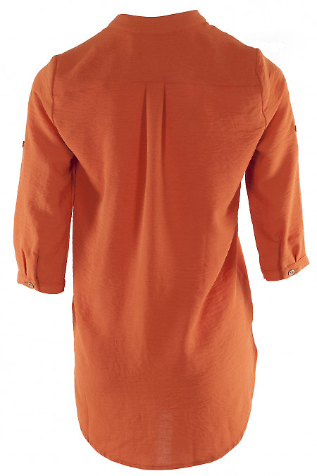 Блузка рижа Діловий жіночий одяг фото
