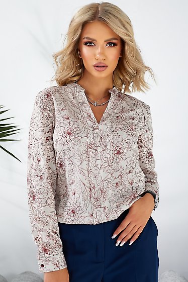 Блузка довгі рукави.Діловий жіночий одяг LadyLike. Зроблено в Україні. фото