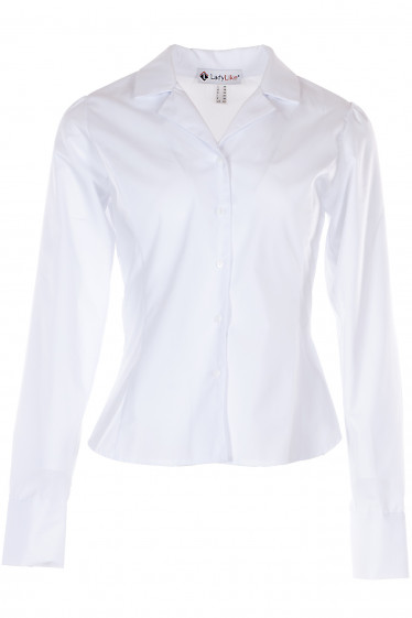 Блузка белая с английским воротником. Деловая Женская Одежда фото