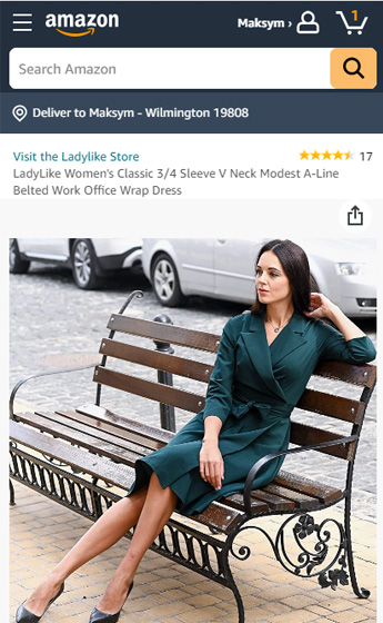 Dresscode wrap dresses buy on Amazon